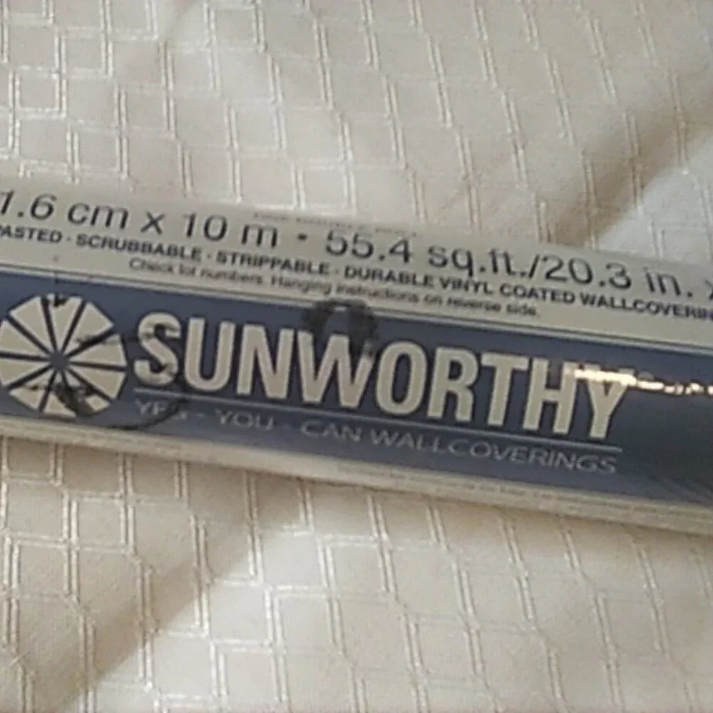 Wallpaper Sunworthy Burgundy Diamond Pattern One Double Roll Pre-Pasted Y2k
